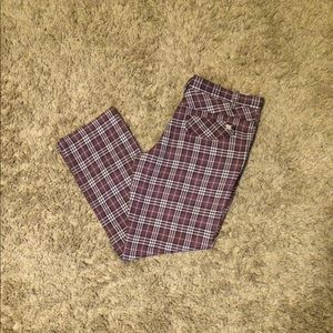 Purple plaid sub 70 Golf pants